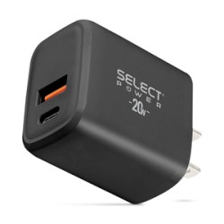 Cargador de Pared Select Power Tipo C 20w Negro