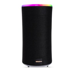 Bocina Bluetooth Rolling Stone Stuffactory Luz LED 20 w Negro