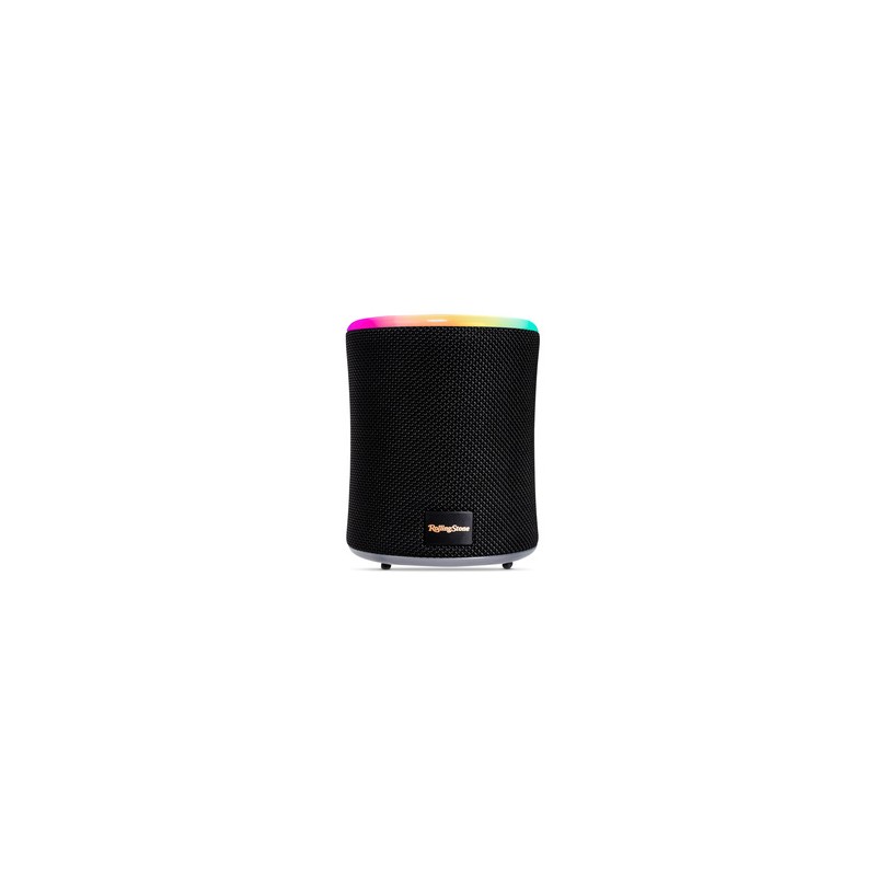 Bocina Bluetooth Rolling Stone Stuffactory Luz LED 10 w Negro