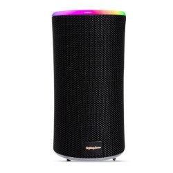 Bocina Bluetooth Rolling Stone Stuffactory Luz LED 20 w Negro