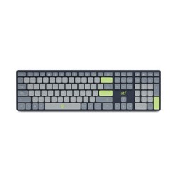 Teclado Inalámbrico Viva Stuffactory Windows y Mac OS más Reposamuñecas Gris