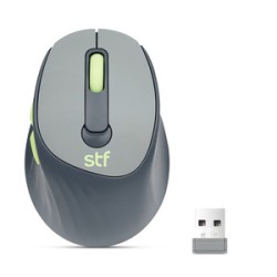 Mouse Inalámbrico Viva Stuffactory Windows 6 botones Gris