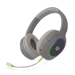 Audífonos Inalámbricos On Ear  Stuffactory Luz Led Tipo C Gris