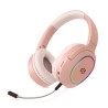 Audífonos Inalámbricos On Ear  Stuffactory Luz Led Tipo C Rosa