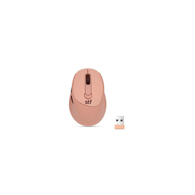 Mouse Inalámbrico Viva Stuffactory Windows 6 botones Rosa
