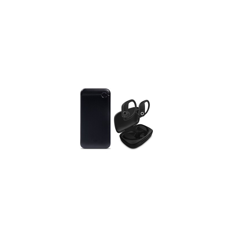 Audífonos Bluetooth Deportivos ST-P75039 Stuffactory más Power Bank 10000 mAh