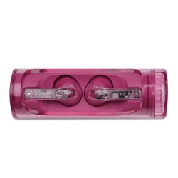 Audífonos Inalámbricos In Ear Clear RadioShack Iluminación LED Rosa