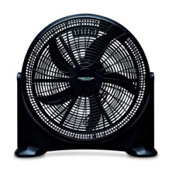 Ventilador Fijo para Piso Thermoflex 20 pulg. 3 velocidades Negro