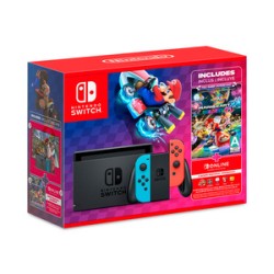 Bundle Nintendo Switch 6.2 pulg. 32gb LCD más Mario Kart 8 Deluxe y Suscripción Online