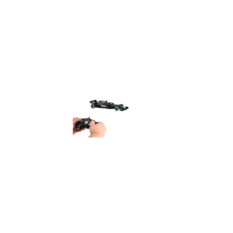 Carro de Control Remoto Mercedes AMG F1 Rastar 6 a 8 km/hr15 m Negro