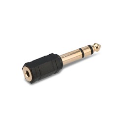 Adaptador de Audio 3.5 mm a Estéreo 6.3 mm RadioShack / Negro