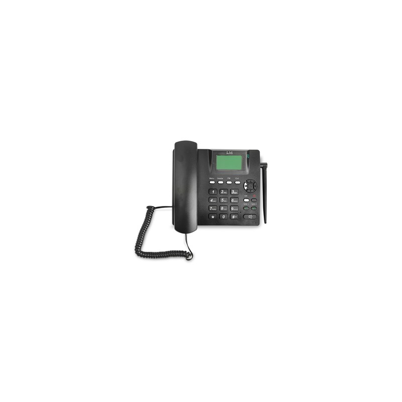 Teléfono Alámbrico con Altavoz 751 LM 2 Sim Negro