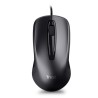 Mouse Óptico Alámbrico Carve Trust 3 botones Negro