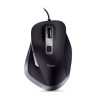 Mouse Alámbrico Fyda Trust 6 botones Negro