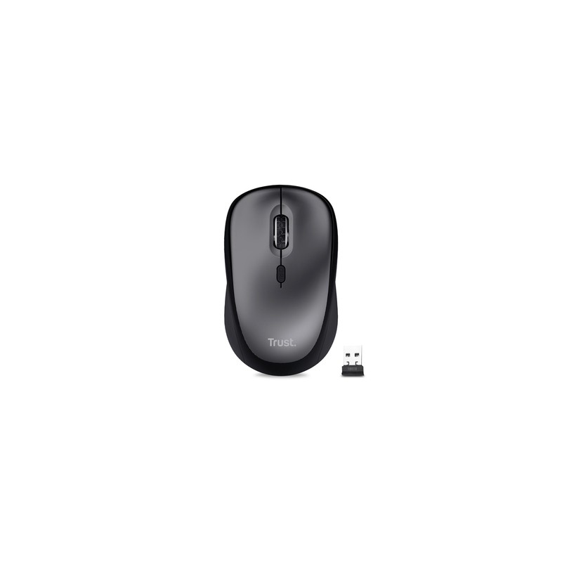 Mouse Inalámbrico YVI Trust Negro