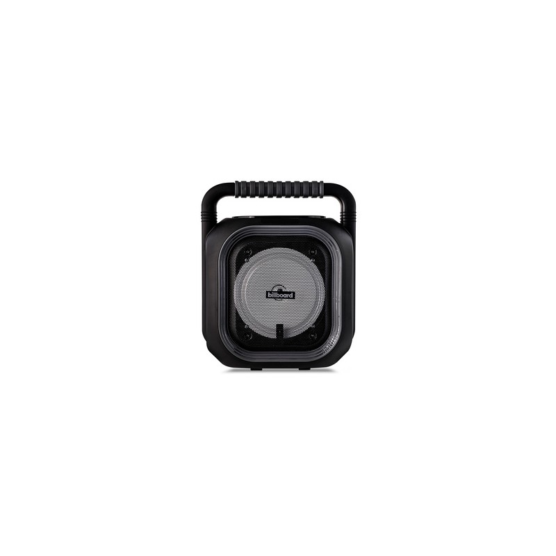 Bocina Bluetooth Led Billboard Carbono / Negro