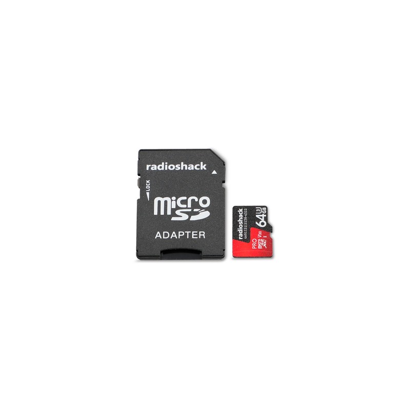 Tarjeta Micro SD RadioShack Clase 10 U3 64 gb