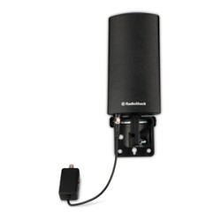 Antena de TV para Exterior RadioShack 28DB Impedancia Negro