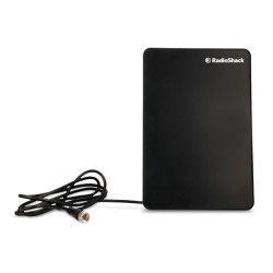 Antena de Interior para TV Panel Plano RadioShack Ganancia 5-7DB Negro