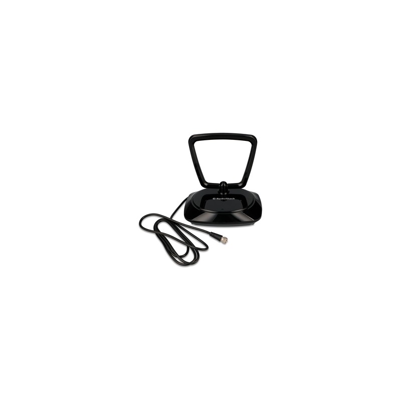 Antena de TV para Interior RadioShack Ganancia 46DB MAX Negro