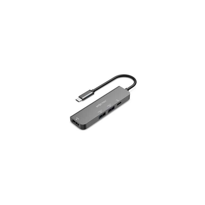 Hub USB Tipo C MW-F con 4 puertos