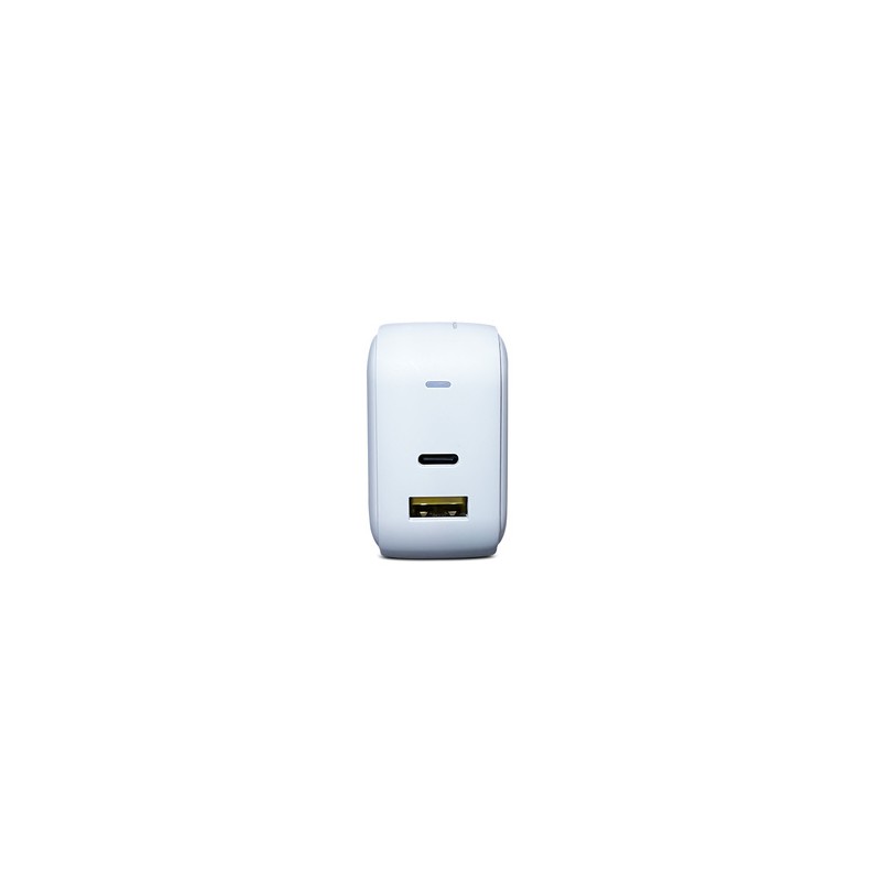 Cargador de Pared DBugg Tipo C y USB 65w Blanco