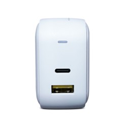 Cargador de Pared DBugg Tipo C y USB 65w Blanco