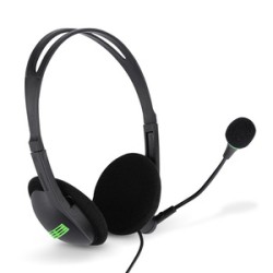 Audífonos Alámbricos On Ear TZDIAL01 Techzone Negro