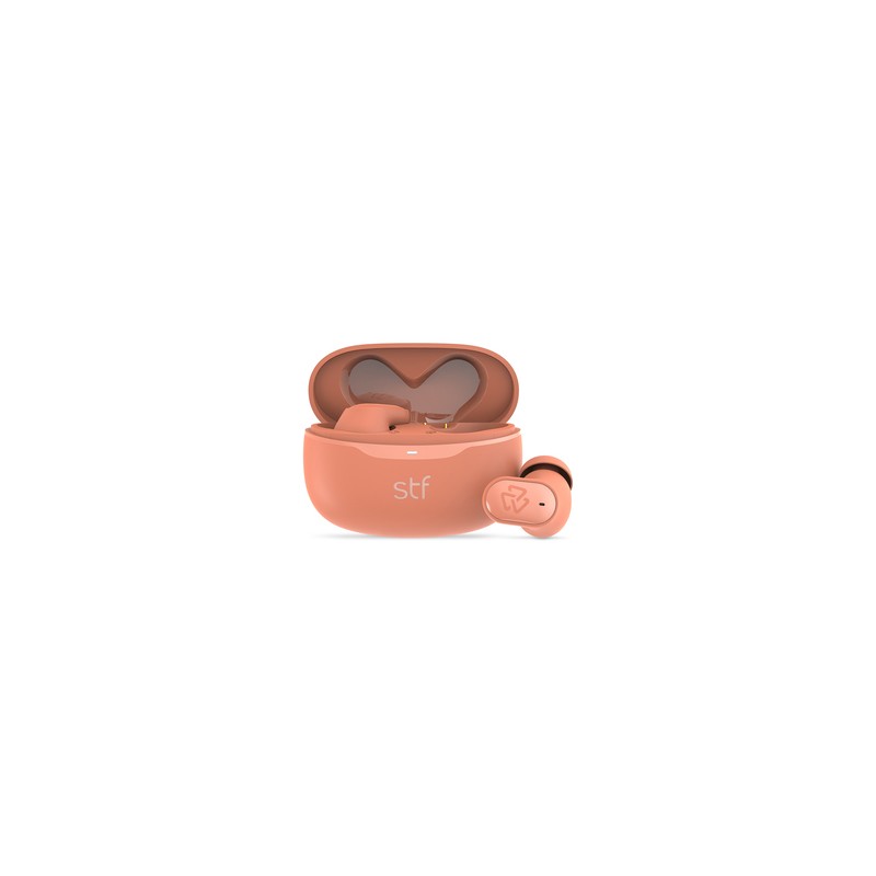 Audífonos Bluetooth Dune STF Entrada de Carga Tipo C Coral