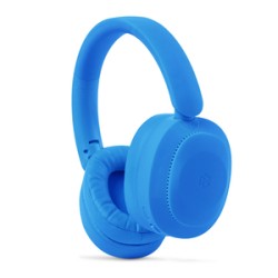 Audífonos de Diadema Bluetooth STF On Ear Inalámbricos Entrada 3.5 mm Azul