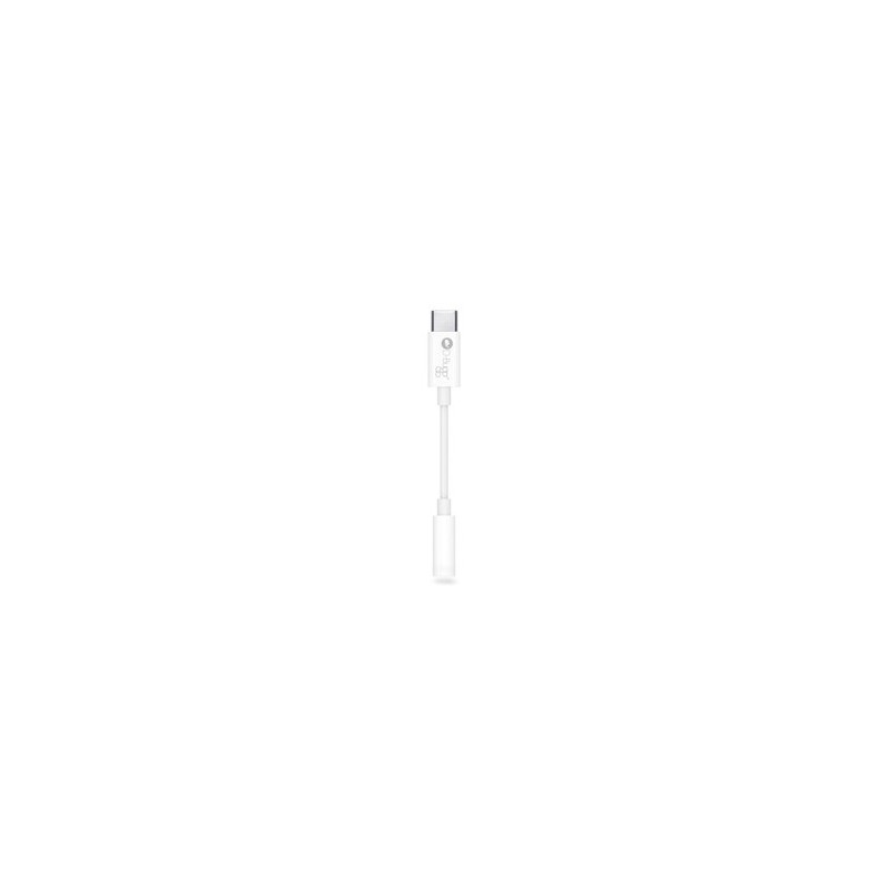 Adaptador USB Tipo C a 3 5 mm Celebrat D8 Blanco