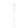 Adaptador USB Tipo C a 3 5 mm Celebrat D8 Blanco