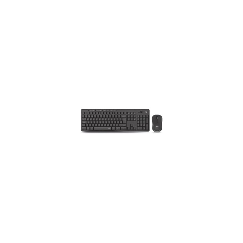 Teclado y Mouse Inalámbrico Logitech MK295 / Negro