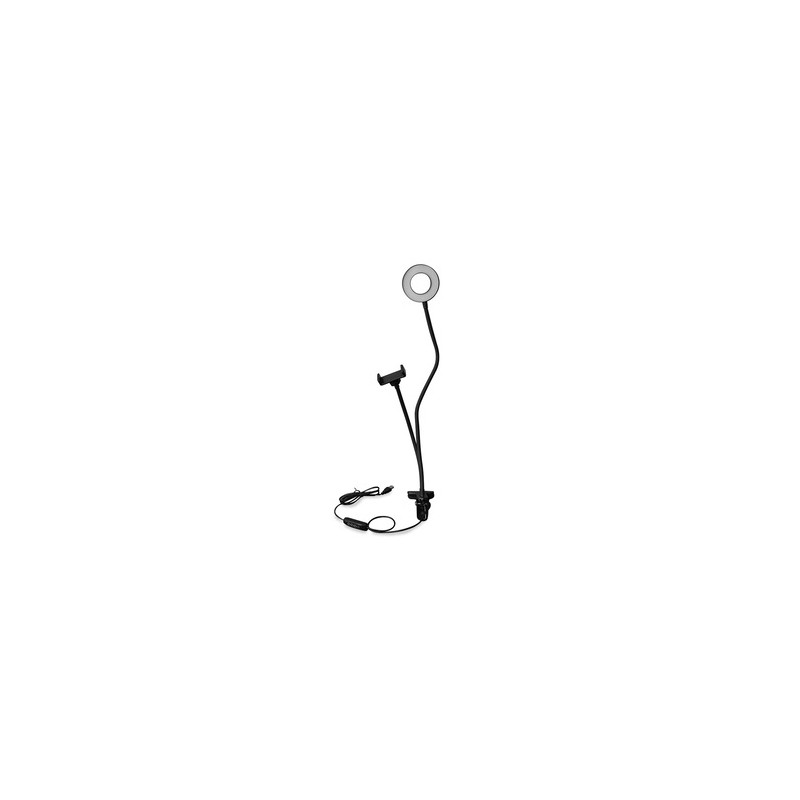 Soporte de Celular con Aro de Luz LED Bluetooth RadioShack 3 tonos