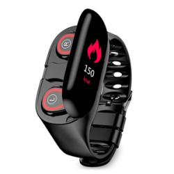 Smart Band con Audífonos True Wireless RadioShack M1 / Bluetooth / Negro