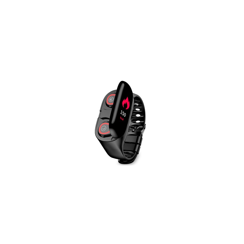 Smart Band con Audífonos True Wireless RadioShack M1 / Bluetooth / Negro