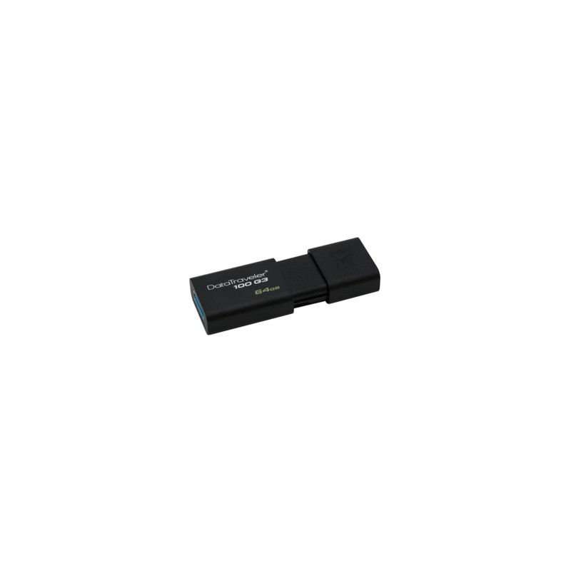 Memoria USB Kingston DataTraveler 100 / 64 gb / Negro