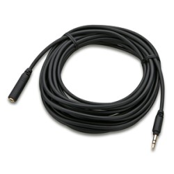 Extensión para Altavoz de Computadora 3.5 mm RadioShack / 6.09 m / Negro
