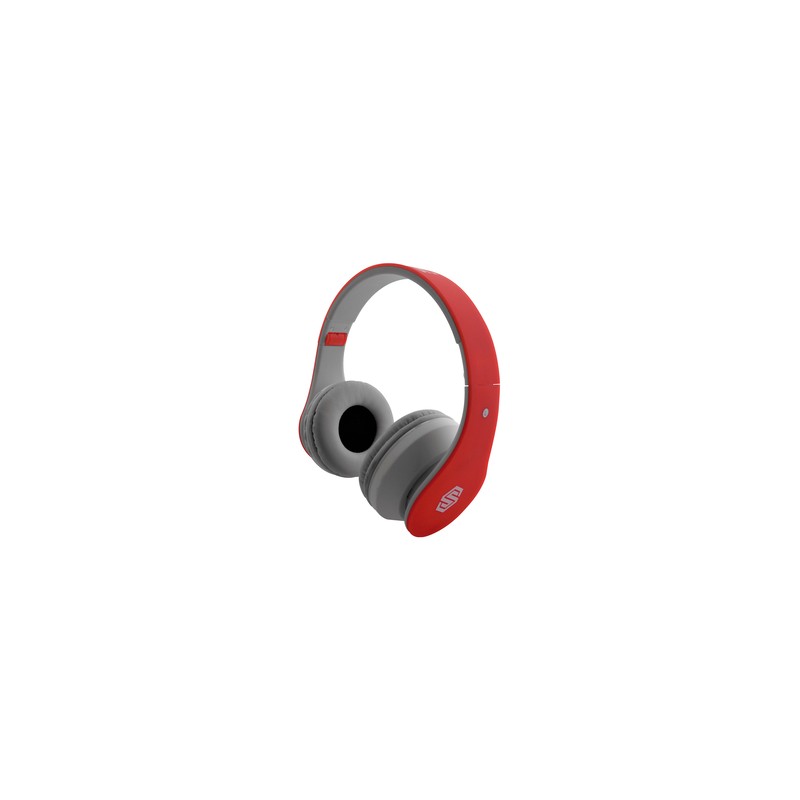 Audífonos Bluetooth Select Sound BTH024 / On ear / Rojo con gris