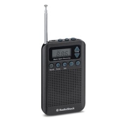 Radio Despertador de Bolsillo RadioShack / Negro