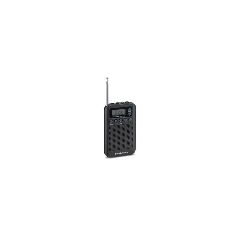 Radio Despertador de Bolsillo RadioShack / Negro