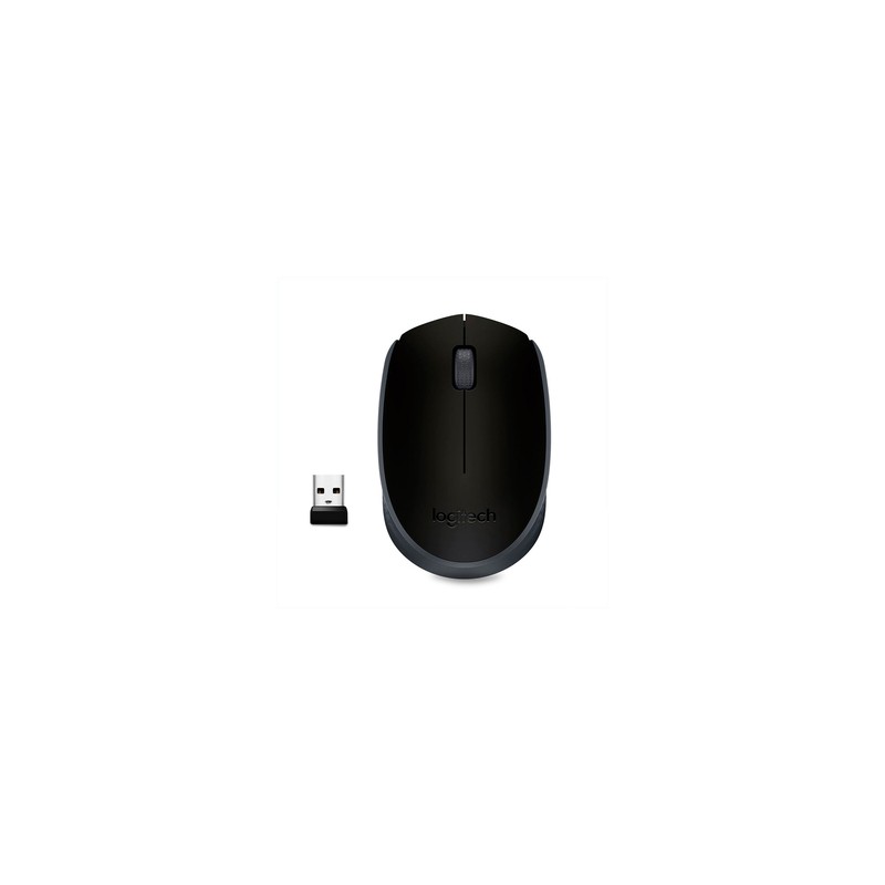Mouse Inalámbrico Logitech M170 / Negro / USB