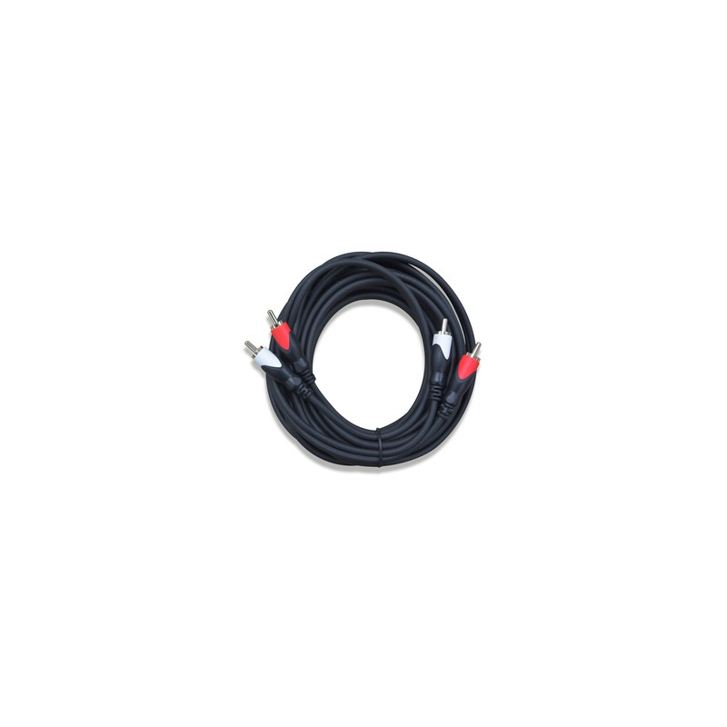 Cable RCA Audio Estéreo RadioShack / 3.6 m / Plástico / Negro