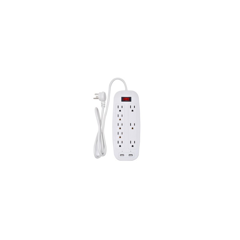 Supresor de Picos Multicontacto Koblenz 005334008 / 2100 joules / 8 contactos / Gris