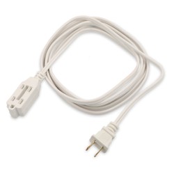 Extensión Eléctrica RadioShack / Blanco / 4 m