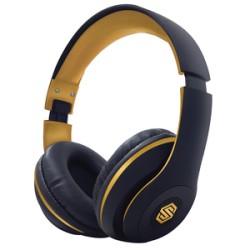Audífonos Bluetooth BTH024 Select Sound Negro con Amarillo