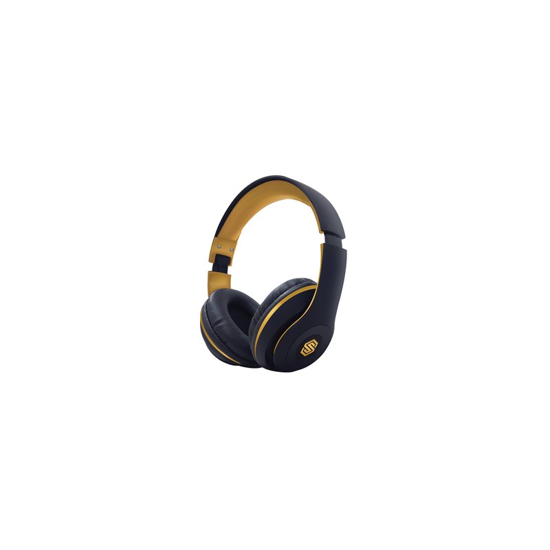 Audífonos Bluetooth BTH024 Select Sound Negro con Amarillo