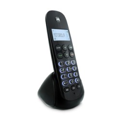 Teléfono Inalámbrico con Identificador M750CE Motorola Negro