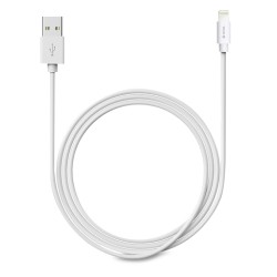 Cable USB a Lightning Devia Kintone / 1 m / Blanco