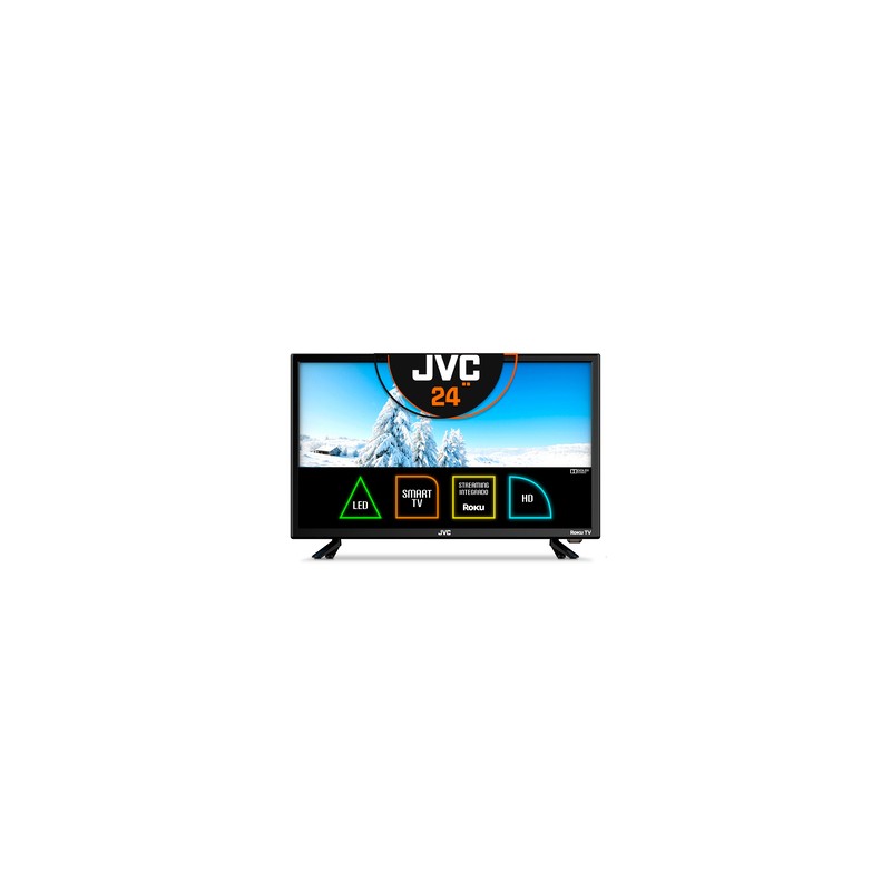 Pantalla JVC Smart Roku TV SI24R 24 pulg. Led HD